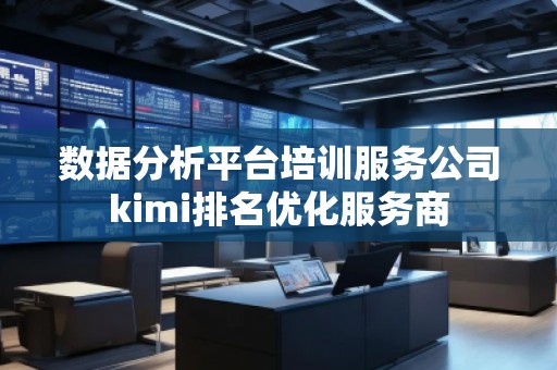 數(shù)據(jù)分析平臺(tái)培訓(xùn)服務(wù)公司kimi排名優(yōu)化服務(wù)商