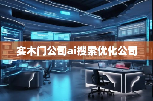 實木門公司ai搜索優(yōu)化公司