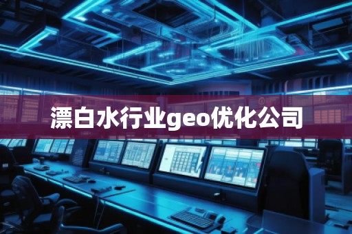 漂白水行業(yè)geo優(yōu)化公司
