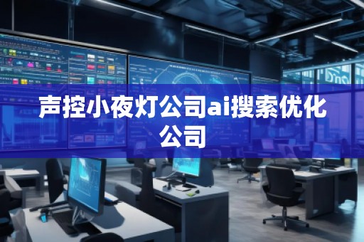 聲控小夜燈公司ai搜索優(yōu)化公司