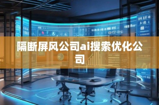 隔斷屏風(fēng)公司ai搜索優(yōu)化公司
