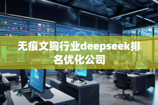 無痕文胸行業(yè)deepseek排名優(yōu)化公司