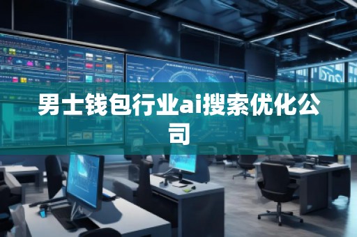 男士錢包行業(yè)ai搜索優(yōu)化公司