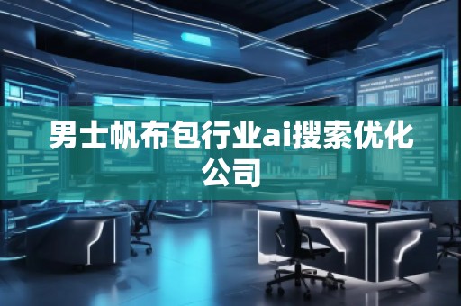 男士帆布包行業(yè)ai搜索優(yōu)化公司