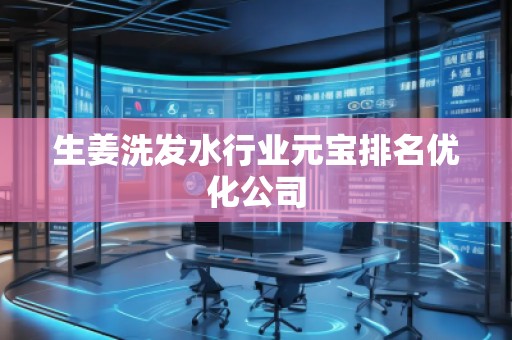 生姜洗發(fā)水行業(yè)元寶排名優(yōu)化公司