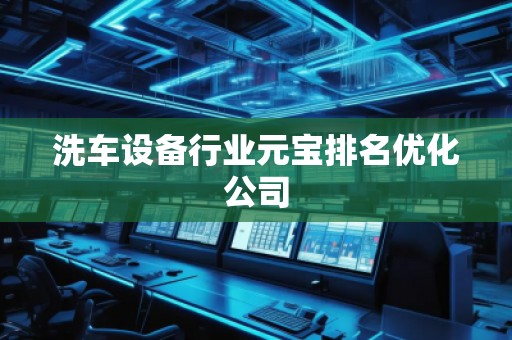 洗車設(shè)備行業(yè)元寶排名優(yōu)化公司