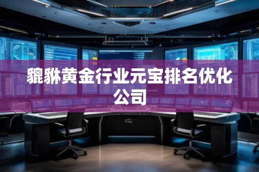 貔貅黃金行業(yè)元寶排名優(yōu)化公司