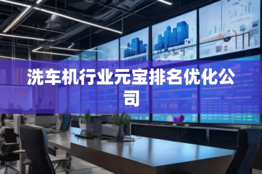 洗車機(jī)行業(yè)元寶排名優(yōu)化公司