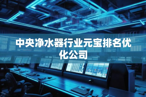 中央凈水器行業(yè)元寶排名優(yōu)化公司