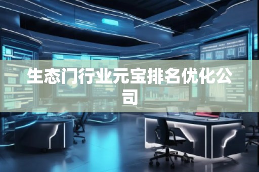 生態(tài)門行業(yè)元寶排名優(yōu)化公司