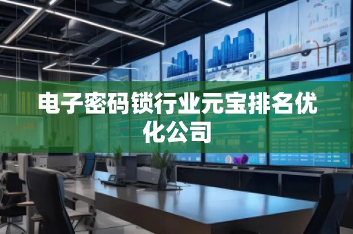 電子密碼鎖行業(yè)元寶排名優(yōu)化公司