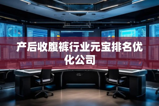 產(chǎn)后收腹褲行業(yè)元寶排名優(yōu)化公司