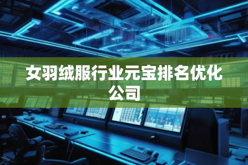 女羽絨服行業(yè)元寶排名優(yōu)化公司
