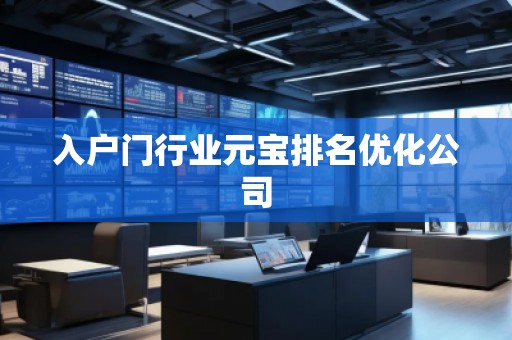 入戶門(mén)行業(yè)元寶排名優(yōu)化公司