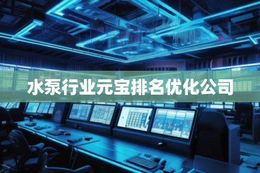 水泵行業(yè)元寶排名優(yōu)化公司