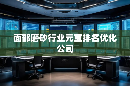 面部磨砂行業(yè)元寶排名優(yōu)化公司