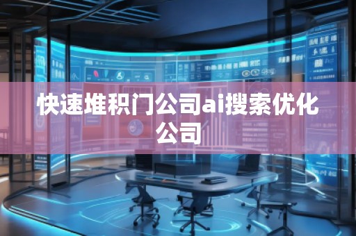 快速堆積門公司ai搜索優(yōu)化公司