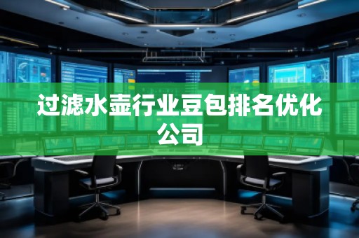 過(guò)濾水壺行業(yè)豆包排名優(yōu)化公司