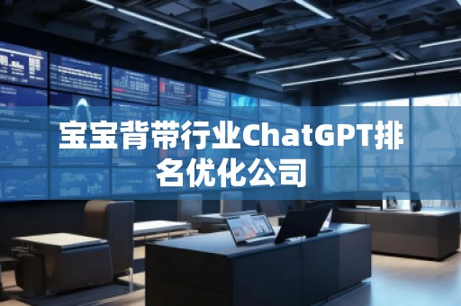 寶寶背帶行業(yè)ChatGPT排名優(yōu)化公司