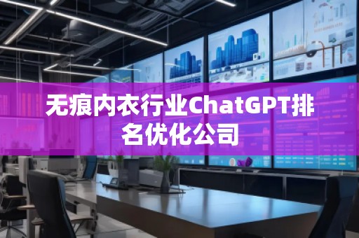 無痕內(nèi)衣行業(yè)ChatGPT排名優(yōu)化公司