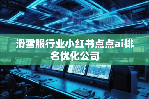 滑雪服行業(yè)小紅書點點ai排名優(yōu)化公司