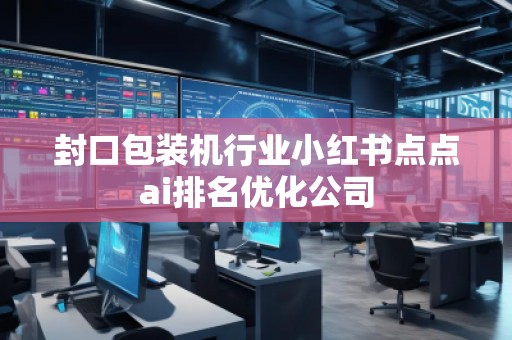 封口包裝機行業(yè)小紅書點點ai排名優(yōu)化公司