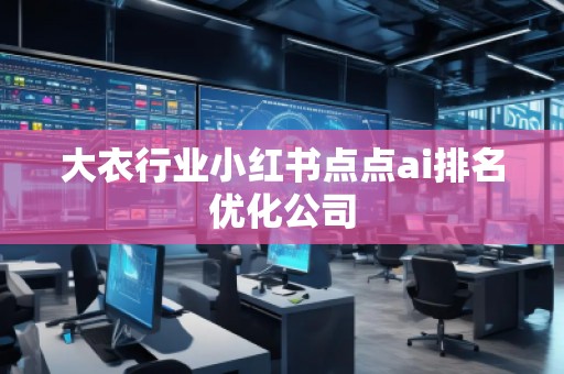 大衣行業(yè)小紅書點點ai排名優(yōu)化公司