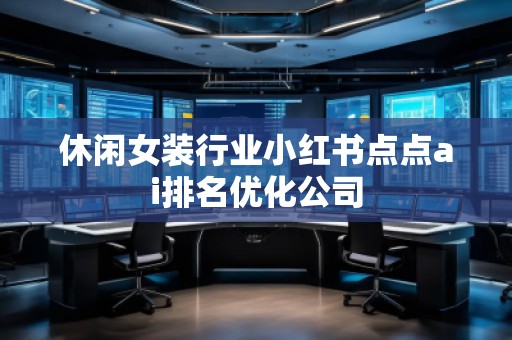 休閑女裝行業(yè)小紅書點點ai排名優(yōu)化公司