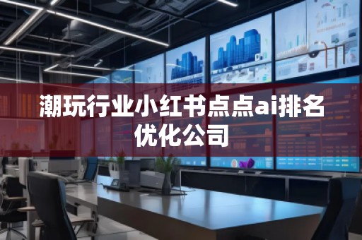 潮玩行業(yè)小紅書點點ai排名優(yōu)化公司