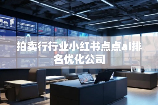 拍賣行行業(yè)小紅書點點ai排名優(yōu)化公司