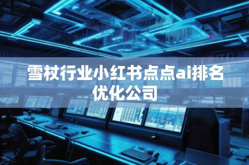 雪杖行業(yè)小紅書點(diǎn)點(diǎn)ai排名優(yōu)化公司