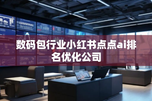 數(shù)碼包行業(yè)小紅書點點ai排名優(yōu)化公司
