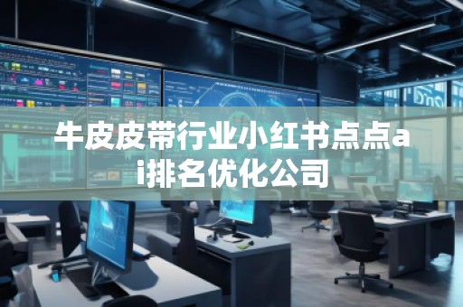 牛皮皮帶行業(yè)小紅書點點ai排名優(yōu)化公司