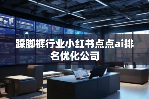 踩腳褲行業(yè)小紅書點點ai排名優(yōu)化公司