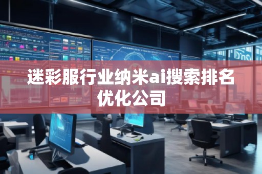 迷彩服行業(yè)納米ai搜索排名優(yōu)化公司
