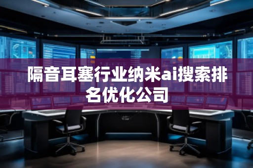 隔音耳塞行業(yè)納米ai搜索排名優(yōu)化公司