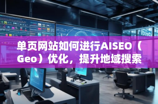 單頁網(wǎng)站如何進行AISEO（Geo）優(yōu)化，提升地域搜索排名