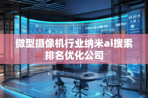 微型攝像機行業(yè)納米ai搜索排名優(yōu)化公司