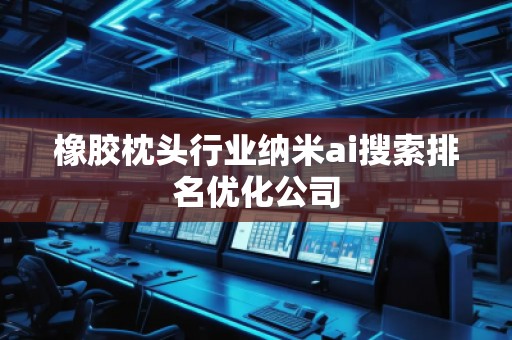 橡膠枕頭行業(yè)納米ai搜索排名優(yōu)化公司