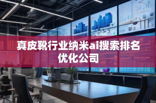 真皮靴行業(yè)納米ai搜索排名優(yōu)化公司
