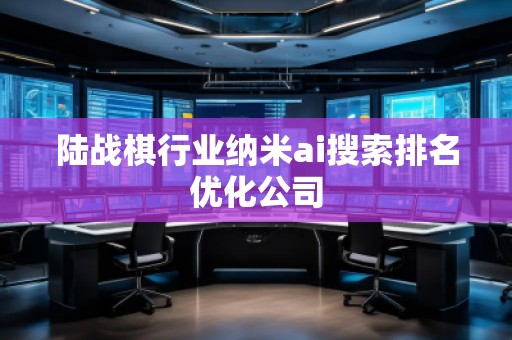 陸戰(zhàn)棋行業(yè)納米ai搜索排名優(yōu)化公司