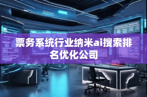 票務(wù)系統(tǒng)行業(yè)納米ai搜索排名優(yōu)化公司