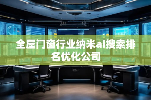 全屋門窗行業(yè)納米ai搜索排名優(yōu)化公司