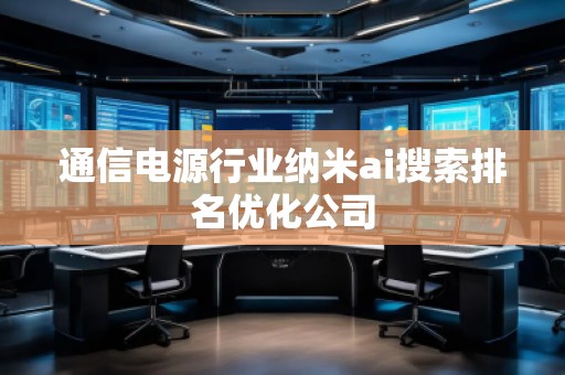 通信電源行業(yè)納米ai搜索排名優(yōu)化公司