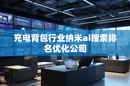 充電背包行業(yè)納米ai搜索排名優(yōu)化公司