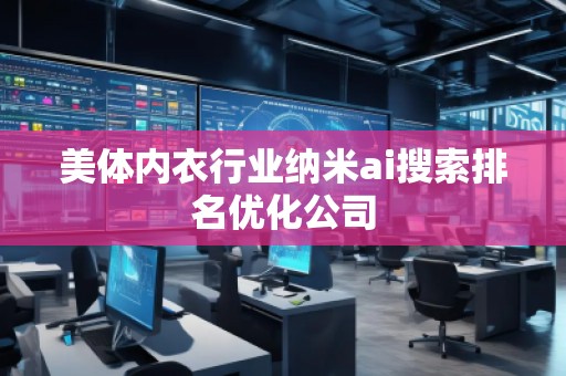 美體內(nèi)衣行業(yè)納米ai搜索排名優(yōu)化公司
