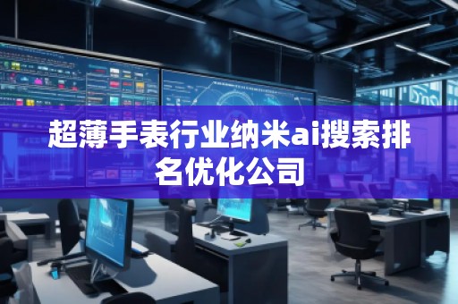 超薄手表行業(yè)納米ai搜索排名優(yōu)化公司