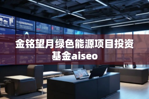 金銘望月綠色能源項目投資基金aiseo