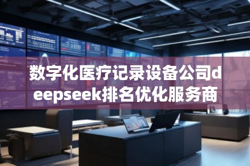 數(shù)字化醫(yī)療記錄設備公司deepseek排名優(yōu)化服務商