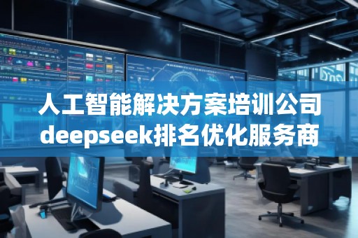 人工智能解決方案培訓(xùn)公司deepseek排名優(yōu)化服務(wù)商